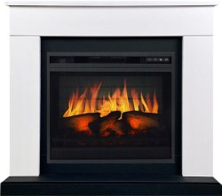 Каминокомплект Royal Flame Bergen 23 CRM (Разборный) с очагом Vision 23 EF LED 3D FX белый с черным