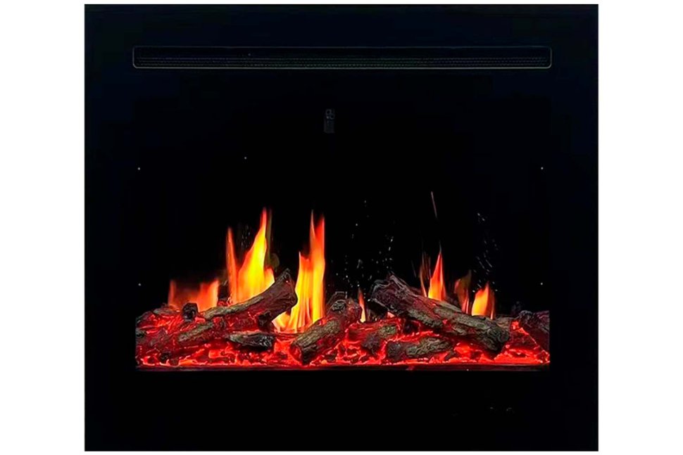 Каминокомплект Royal Flame Bergen 23 CRM (Разборный) с очагом 5D V-ART 25 белый с черным