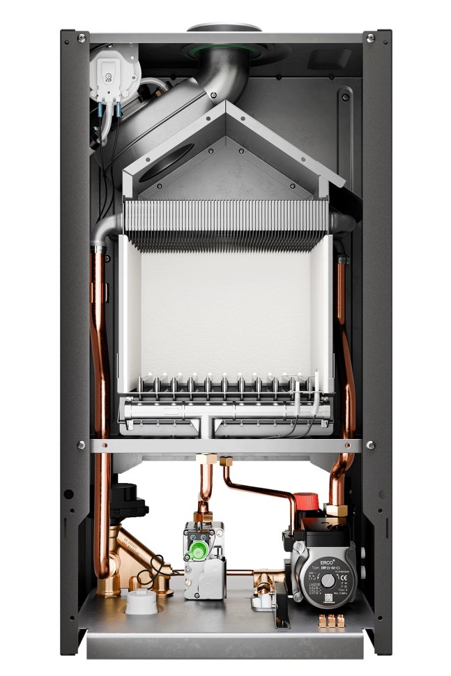 Настенный газовый котел E8 tempo GMA24V (черная металлическая панель)