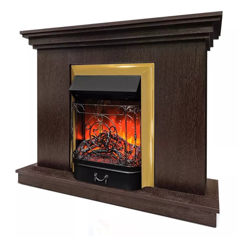 Каминокомплект Хорошие Камины Марс с очагом RealFlame Majestic Lux BR S венге