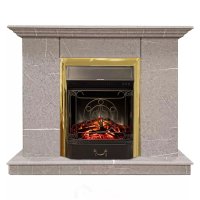 Каминокомплект Хорошие Камины Марс с очагом RealFlame Majestic Lux BR S мрамор