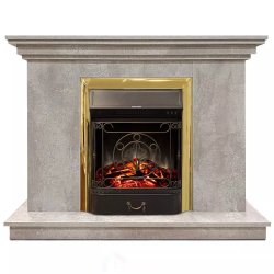 Каминокомплект Хорошие Камины Марс с очагом RealFlame Majestic Lux BR S цемент