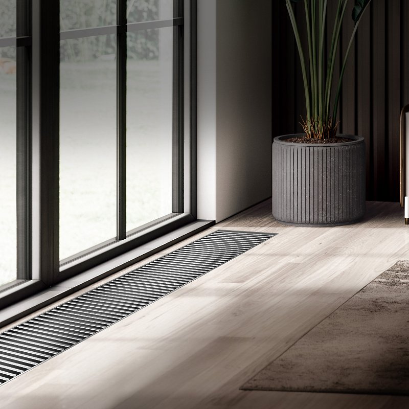 Внутрипольный конвектор Royal Thermo Atrium 75/300/2300-DG-U-NA