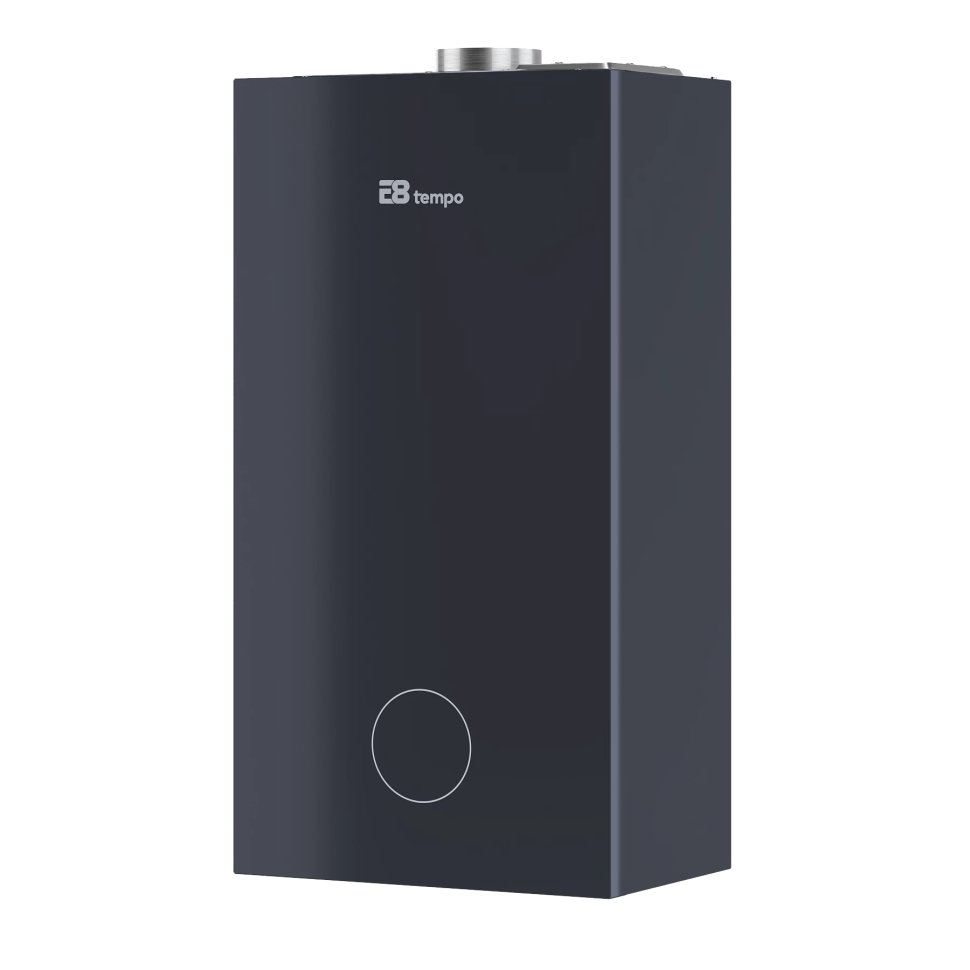 Настенный газовый котел E8 tempo GHA24W (стеклянная панель серый графит)