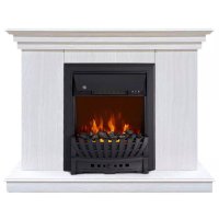 Каминокомплект Хорошие Камины Марс с очагом Royal Flame Aspen Black белое дерево
