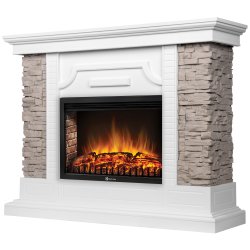 Каминокомплект Electrolux EFP/P-2520LS N портал Florida 25 белый серый