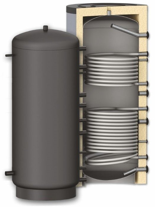 Бойлер косвенного нагрева S-Tank SOLAR SS DUO 500 титановый анод
