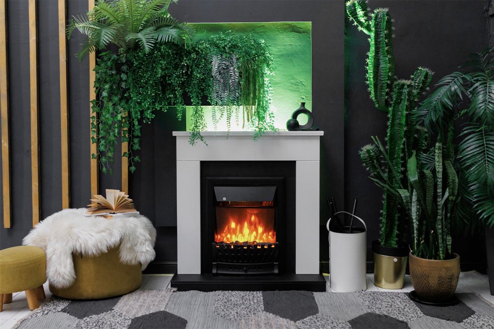 Каминокомплект Royal Flame Bergen SFT с очагом Jupiter FX New белый (разборный)