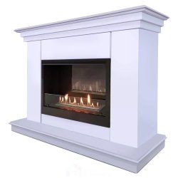 Каминокомплект Хорошие Камины Марс с очагом Firelight BFP/P-2520 белый