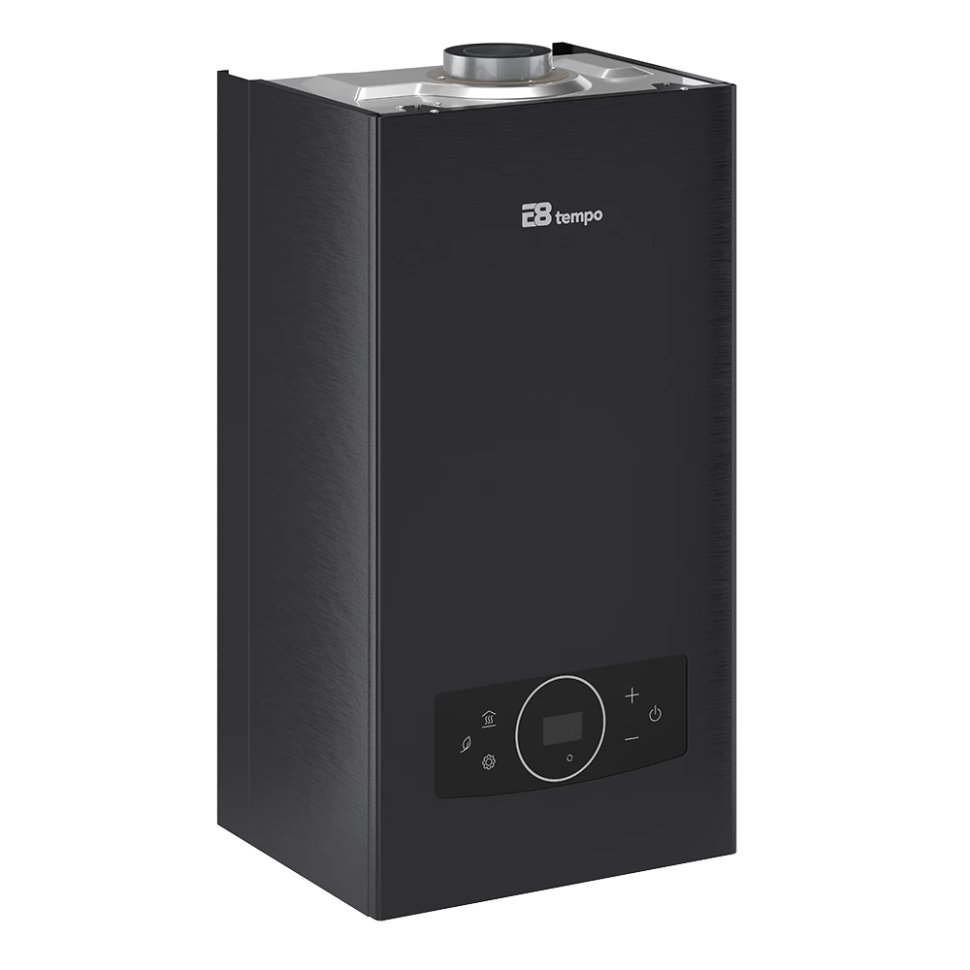 Настенный газовый котел E8 tempo GMA24W (черная металлическая панель)