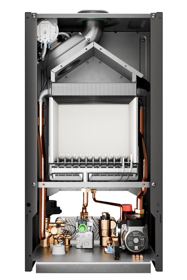 Настенный газовый котел E8 tempo GMA24W (черная металлическая панель)