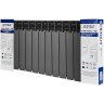 Биметаллический радиатор отопления Stout Titan Ventil 500 14 секций графит RAL 7024