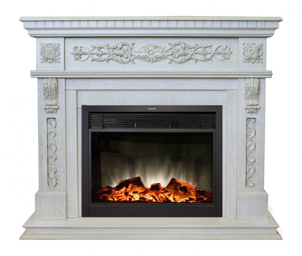 Каминокомплект RealFlame Estella 25,5/26 WT с очагом MoonBlaze LUX Black