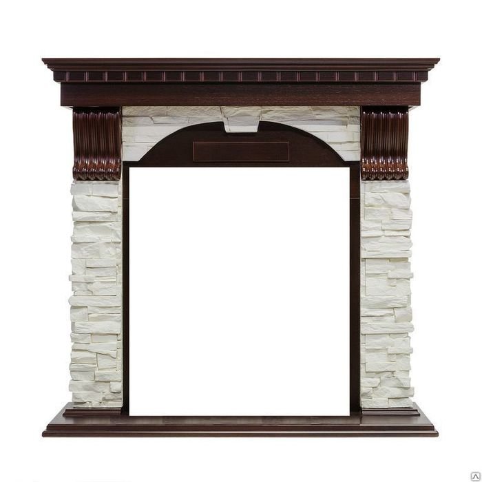 Портал Dimplex Dublin Classic арочный сланец белый