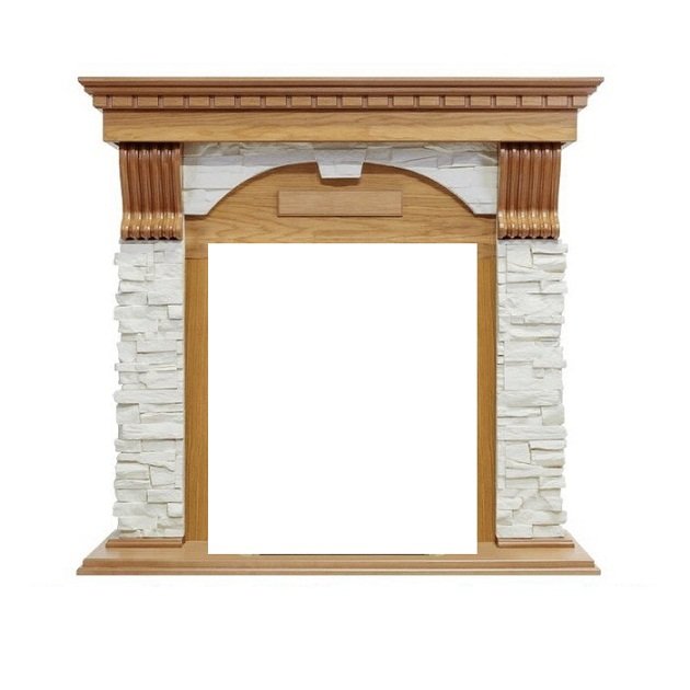 Портал Dimplex Dublin Classic арочный сланец белый