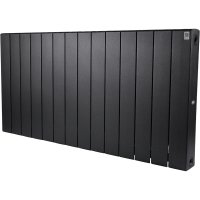 Биметаллический радиатор отопления Rifar Supremo 500 боковое подключение 14 секций антрацит