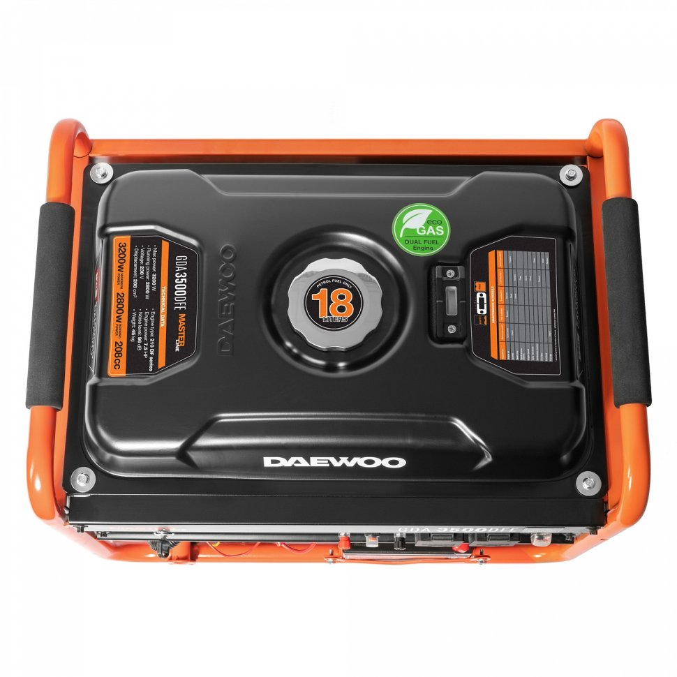 Генератор бензиновый газовый Daewoo GDA 3500 DFE
