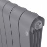 Биметаллический радиатор отопления Royal Thermo Infinity 500 8 секций Silver Satin