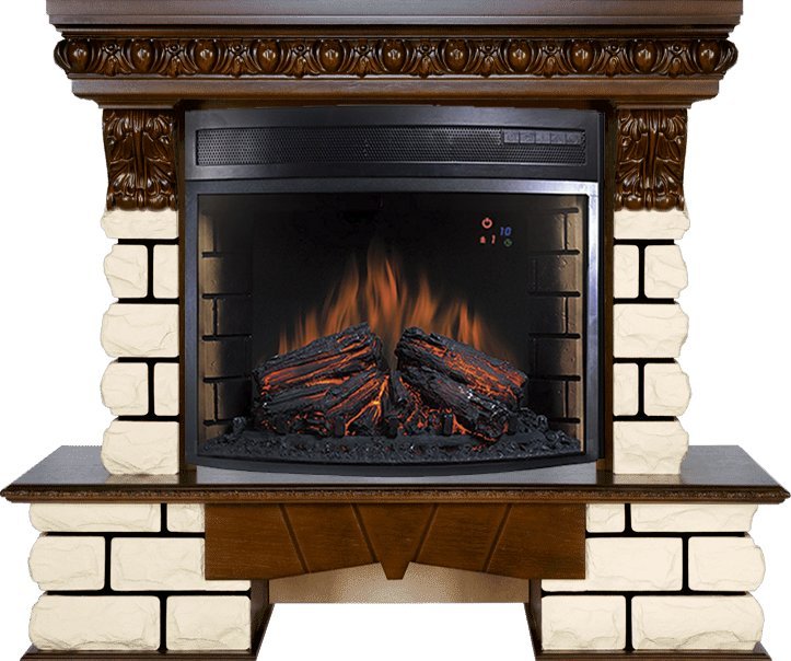 Каминокомплект Royal Flame Pierre Luxe Lord c очагом Dioramic 28 LED FX