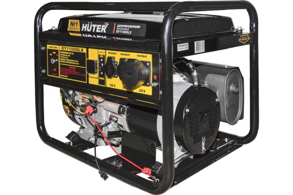 Бензиновый электрогенератор Huter DY11000LX