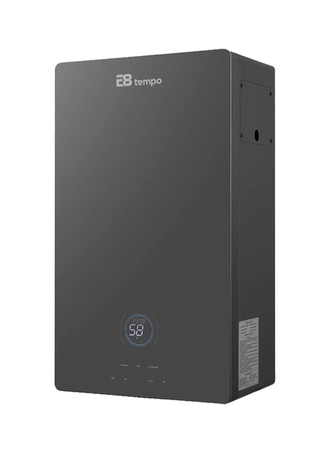 Настенный электрический котел E8 tempo EOB12W (серая металлическая панель)
