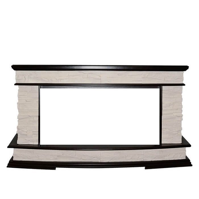 Портал Interflame Памир под очаг FreeSpace 40 LED FX QZ темный дуб