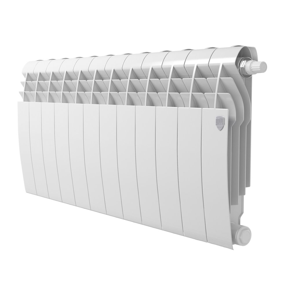 Биметаллический радиатор отопления Royal Thermo BiLiner 350 Bianco Traffico VR80 12 секций