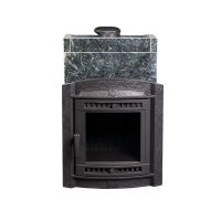 Печь банная PROMetall Атмосфера L в облицовке Пироксенит+Корзина