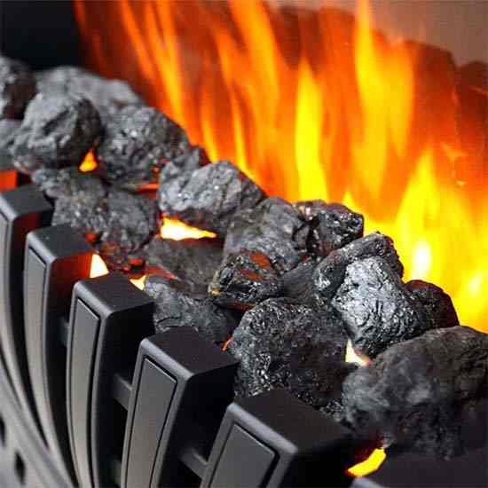 Каминокомплект Хорошие Камины Юпитер с очагом Royal Flame Aspen Black мрамор