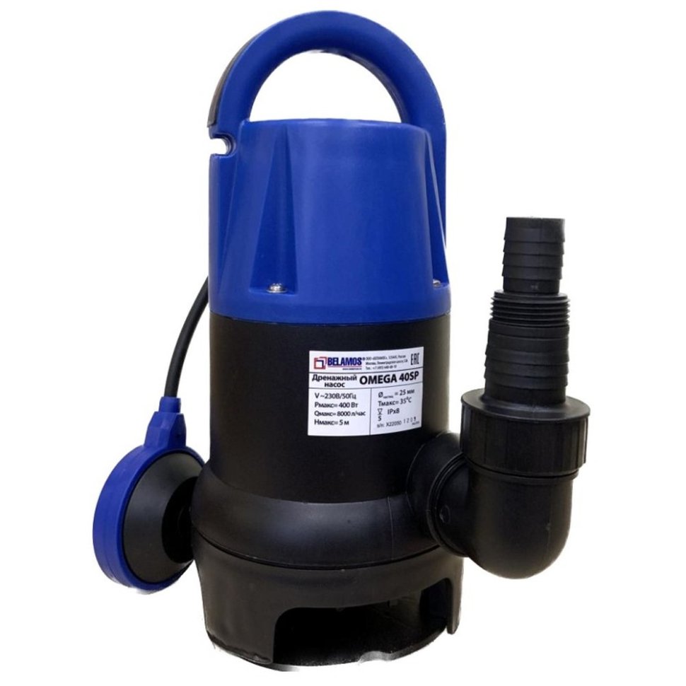 Дренажный насос Belamos Omega 75 SP 6 м.