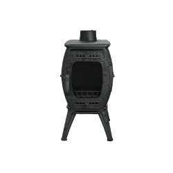 Печь-камин отопительно-варочная PROMetall Бахта-2 черная