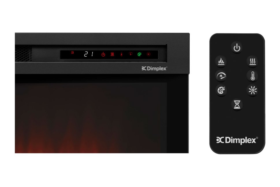 Каминокомплект Dimplex Bergen (Разборный) с очагом XHD23L-INT белый с черным
