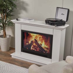 Каминокомплект Хорошие Камины Марс XL с очагом Феникс белый