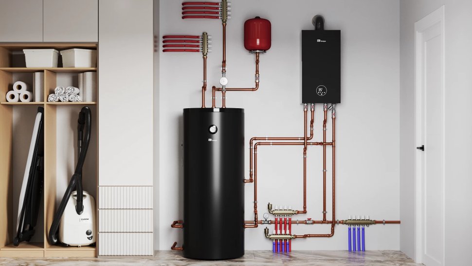 Бойлер косвенного нагрева E8 tempo ETS-200L черный