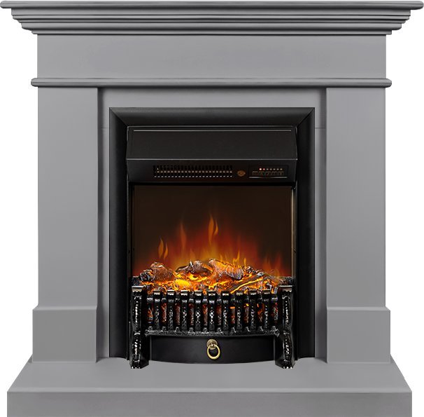 Каминокомплект Royal Flame California STD CRM (Разборный) с очагом Fobos FX M Black RC санд грей