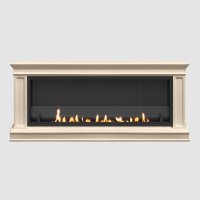 Встроенный портальный биокамин SteelHeat Raimond Long стекло стемалит