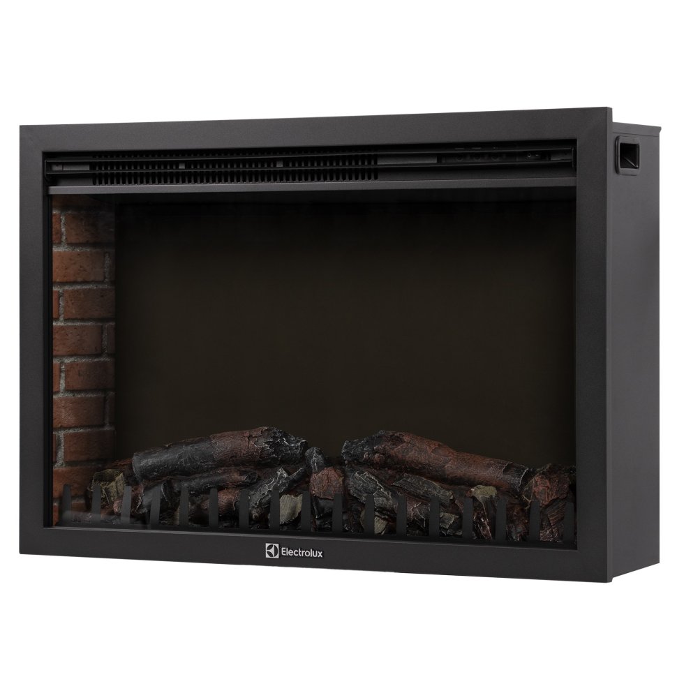 Каминокомплект Firelight Bricks 30 с очагом Electrolux EFP/P-3020LS N камень бежевый/шпон темный дуб