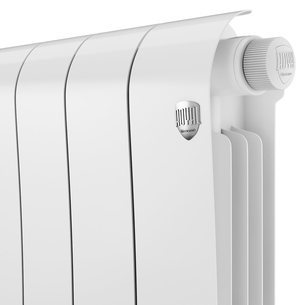 Биметаллический радиатор отопления Royal Thermo Infinity 300 Bianco Traffico VR80 8 секций