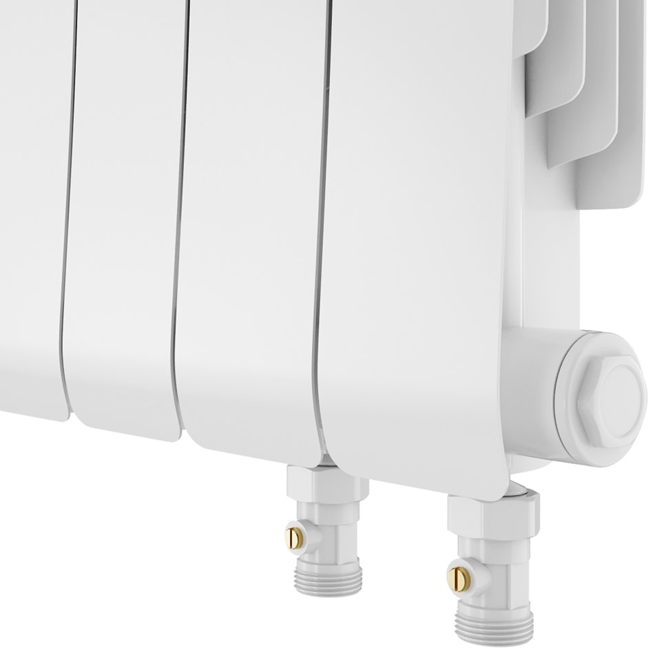 Биметаллический радиатор отопления Royal Thermo Infinity 300 Bianco Traffico VR80 8 секций