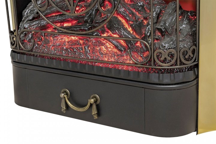 Каминокомплект Royal Flame Dublin (Разборный) с очагом Majestic FX Brass орех каньон/сланец