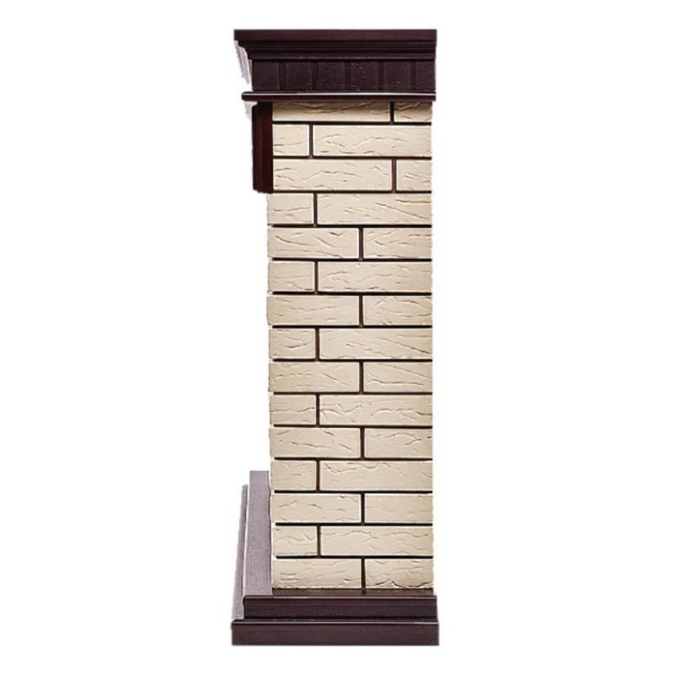 Каминокомплект Firelight Bricks 25 с очагом Electrolux EFP/P-2520LS N камень бежевый/шпон темный дуб