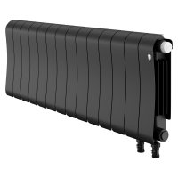 Биметаллический радиатор отопления Royal Thermo Infinity 300 Noir Sable VR80 14 секций