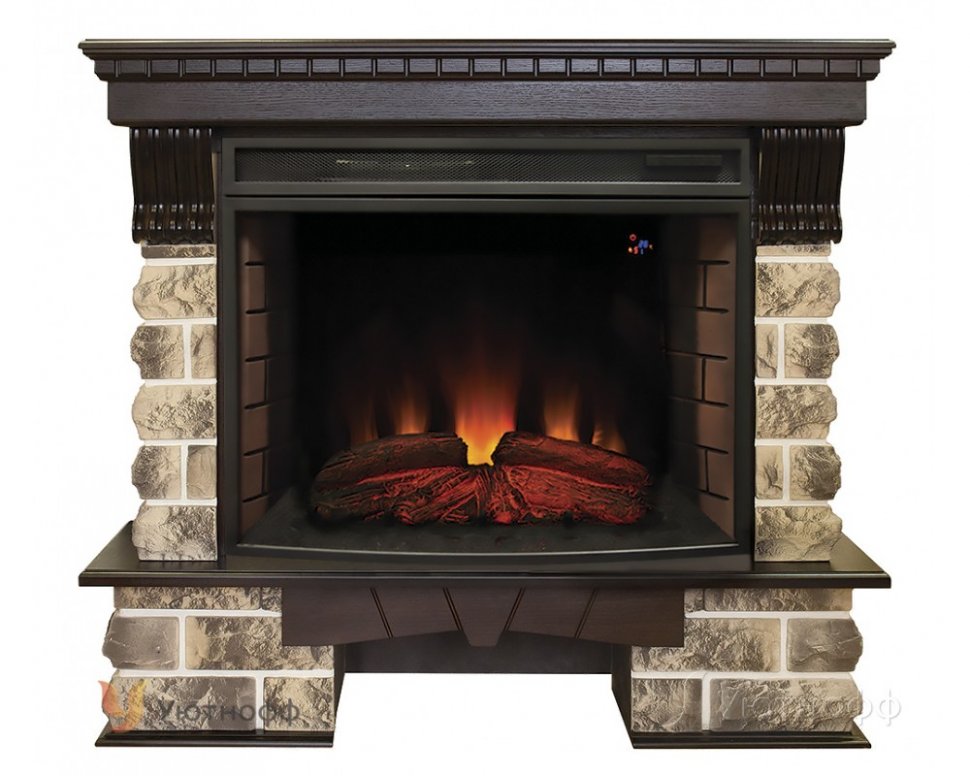 Каминокомплект RealFlame Kansas 33 AO с очагом Firespace 33 S IR