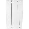 Биметаллический радиатор отопления Rifar Supremo 800 боковое подключение 6 секций белый RAL 9016
