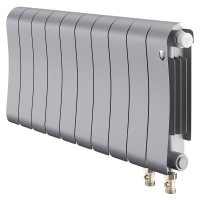 Биметаллический радиатор отопления Royal Thermo Infinity 300 Silver Satin VR80 10 секций