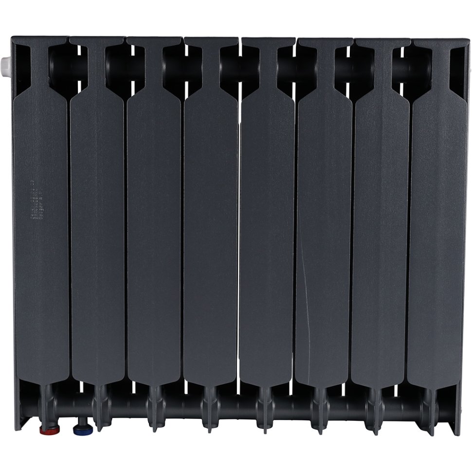 Биметаллический радиатор отопления Rifar Supremo Ventil SVR 500 8 секций титан