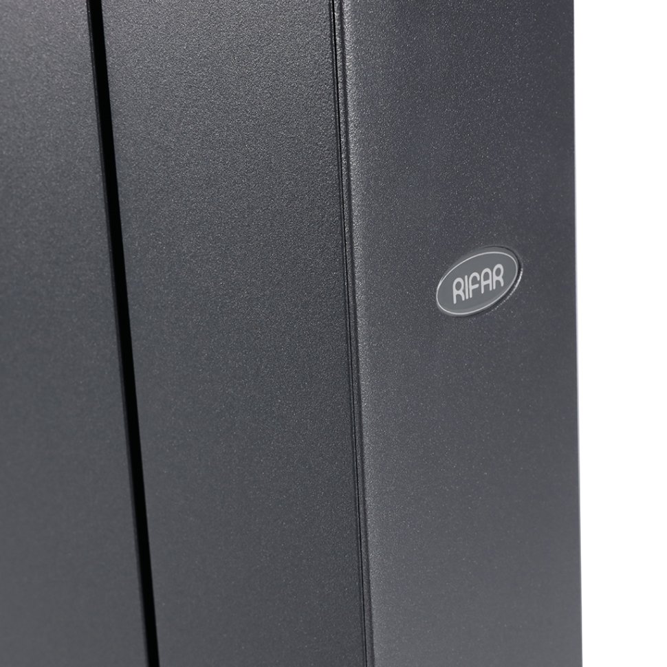 Биметаллический радиатор отопления Rifar Supremo Ventil SVR 500 8 секций титан