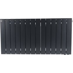 Биметаллический радиатор отопления Rifar Supremo Ventil SVR 500 нижнее правое подключение 14 секций титан