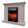 Каминокомплект Хорошие Камины Марс с очагом RealFlame Fobos Lux Black мрамор