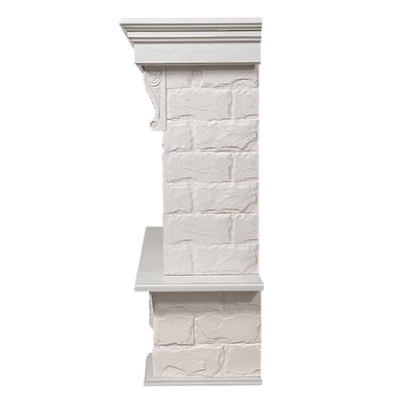 Каминокомплект Firelight Forte 30S с очагом Electrolux EFP/P-3020LS камень белый/шпон беленый дуб